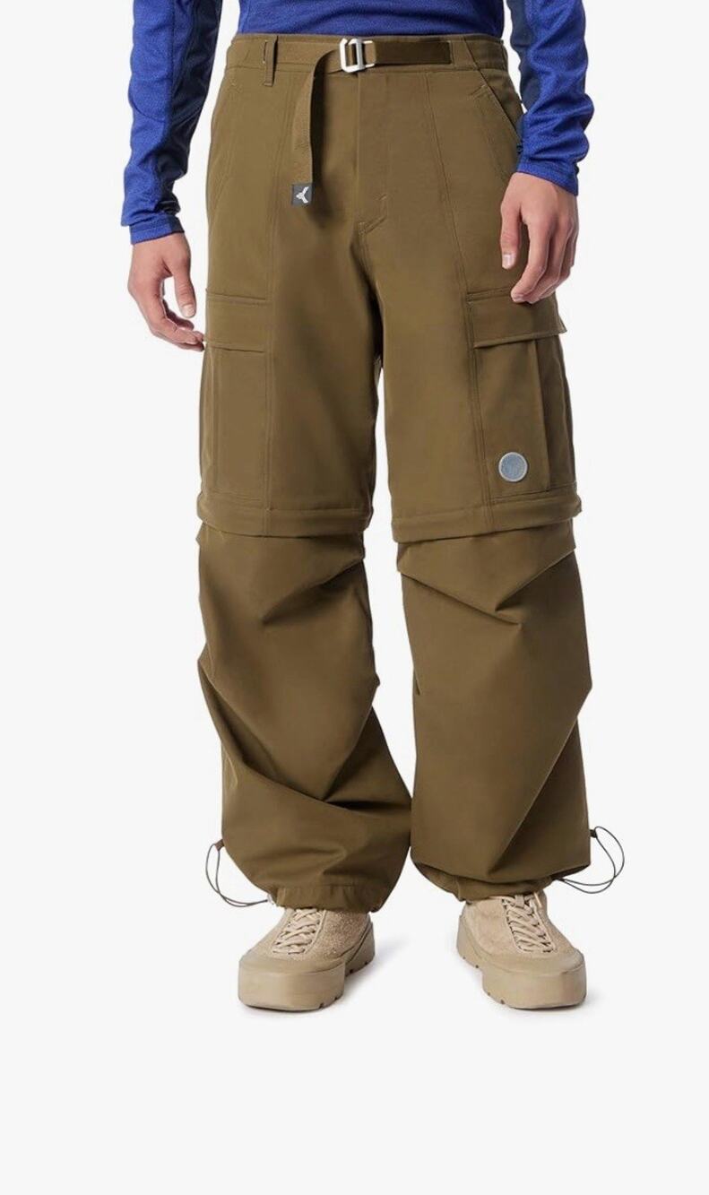 Cross Eyed Moose Men's Cross Terrain Convertible Cargo Pant with Drawstring 40